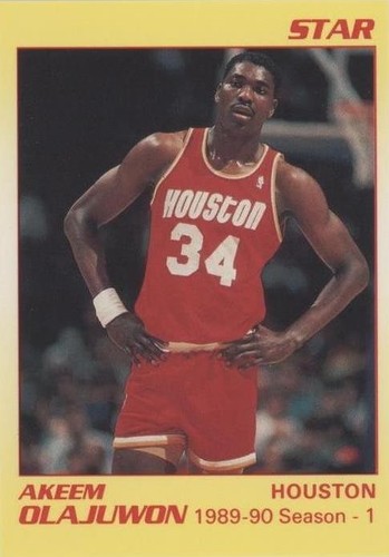 1996 Rookie Topps Reprint '85 Star #237 Hakeem 'Akeem' Olajuwon RC