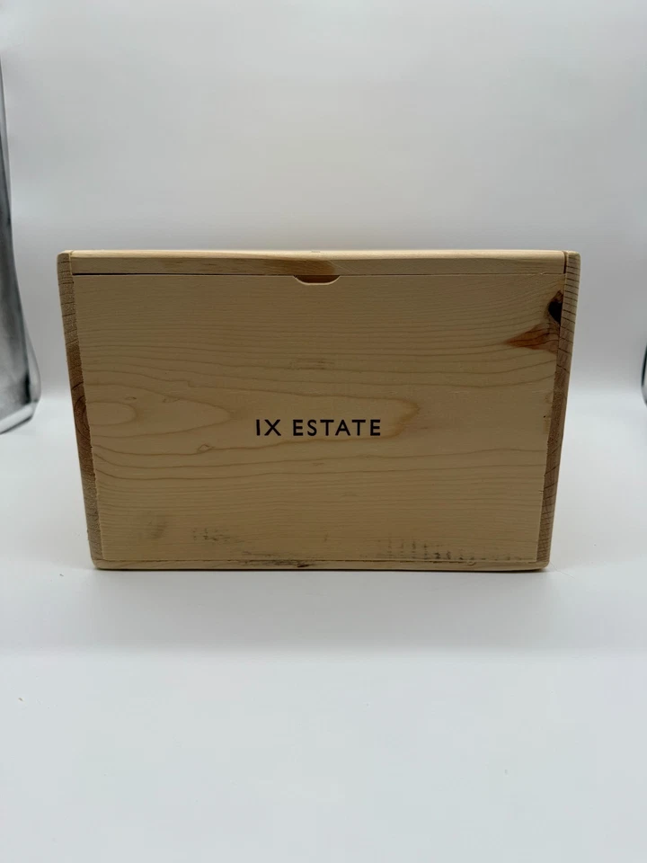 Colgin IX Estate 2007 vino tinto Napa Valley caja de vino vacía 6 botellas Foto 3 de 4
