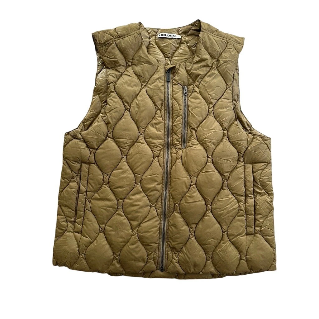 Holden Puffer Vest Mens XXL Olive Green Onion Quilted Down Waterproof Technical image 1