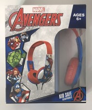 MARVEL AVENGERS Kid Safe Headphones Volume Limiting Age 6 