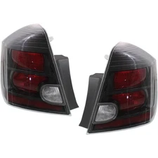 Tail Light Black Interior LH and RH For 10-12 Nissan Sentra SR/SE-R/SE-R Spec V
