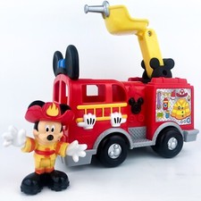 2011 Mattel Disney Mickey Mouse Clubhouse Fire Truck Engine Save the Day EUC