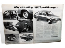 1973 Volkswagen 412 Car 2 Page Original Print Ad Vintage 70s 1973 Volkswagen 412 Car 2 Page Original Print Ad Vintage 70s