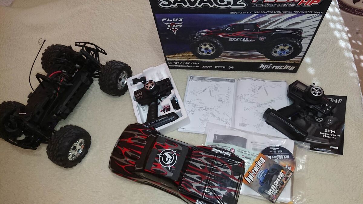 Slightly used, HPI Racing Savage Flux HP Hobby Radio Control Slightly used, HPI Racing Savage Flux HP Hobby Radio Control