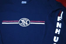 FN Herstal Navy Blue Long Sleeve Size Large