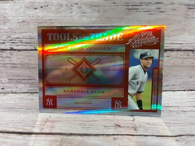 2004 Absolute Tools of the Trade Red Spectrum #TT40 Derek Jeter #'d 075/100