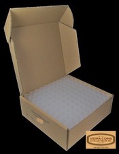 Box of 100 Guardhouse Square Coin Tubes for Quarter 25C 40 coins each - 7881669