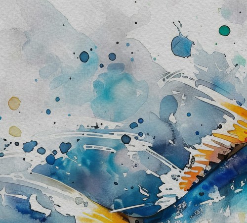 Vibrant Fish Watercolor 5"x7" Print on Matte Paper | Aquatic Art Piece - Picture 5 of 7