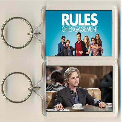 Schlüsselanhänger Regeln der Verlobung Schauspieler. 6 Schauspieler vorhanden.