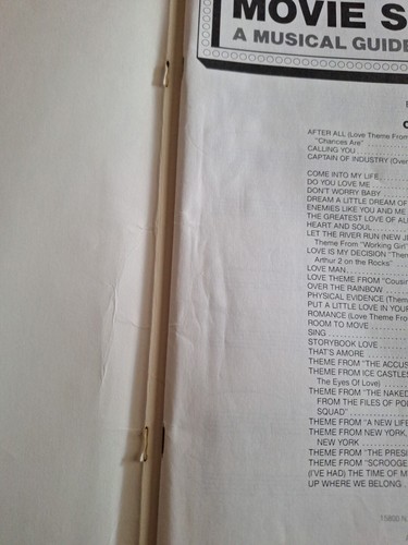 Easy Piano 1988/1989 Movie Songbook A Musical Guide To Cinema Sounds - Picture 5 of 6
