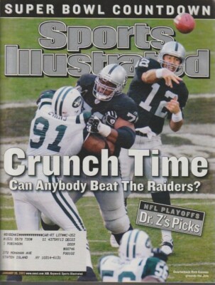 Sports Illustrated Crunch Time Can Anybody Beat the Raiders? Jan 2003 IR KL3350