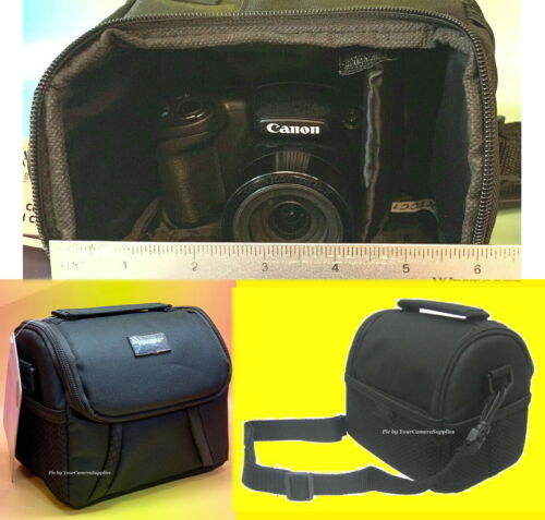 SMALL CASE BAG fit CAMERA CANON M200 EOS, AX-500 SX410 G15 G16 S90 S95 SX620 HS - Picture 1 of 12