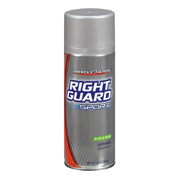 Right Guard Deodorant Aerosol Fresh Unisex Deodorant Spray, 8.5 oz for
