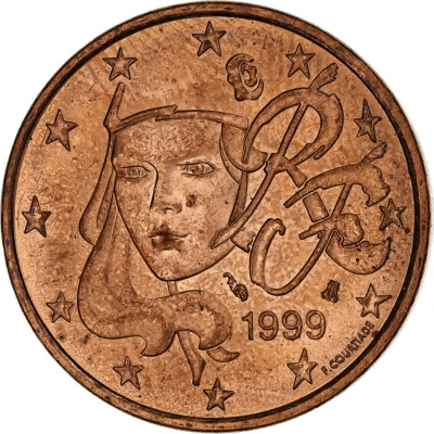 [#1250774] France, 5 Euro Cent, 1999, Paris, SUP+, Cuivre plaqué acier, KM:1284 - Photo 1/2