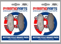 BremsbeläGe Vorne & Hinten (2 Paar) FüR Kymco 50 Nexxon 2008