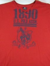 Women s US Polo Assn. Tee Size L Color Red