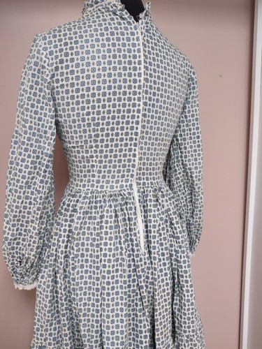 Vintage Gunne Sax Style Prairie Cottagecore Dress Sz 11 Handmade - Picture 8 of 9
