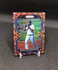 2022 Prizm Teoscar Hernandez GIRAFFE PRIZM SSP CASE HIT #186 🦒 WORLD SERIES 🏆