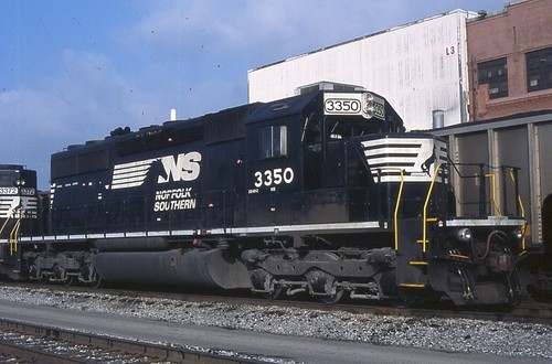 Railroad Slide Norfolk Southern 3350 Sd40 Locomotive Altoona Pa 10 Train Ebay