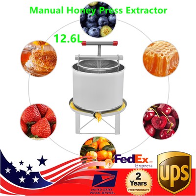 12.6L Bee Honey Press Machine Beekeeping Equipment Tool Honey Wax Press Machine
