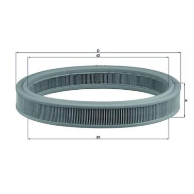 1x Luftfilter MAHLE LX 332 passend für FORD GMC