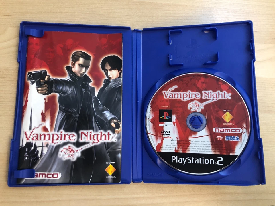 VAMPIRE NIGHT DE WOW ENTERTAINMENT - NAMCO PARA LA SONY PS2 EN BUEN ESTADO, foto 4 de 5