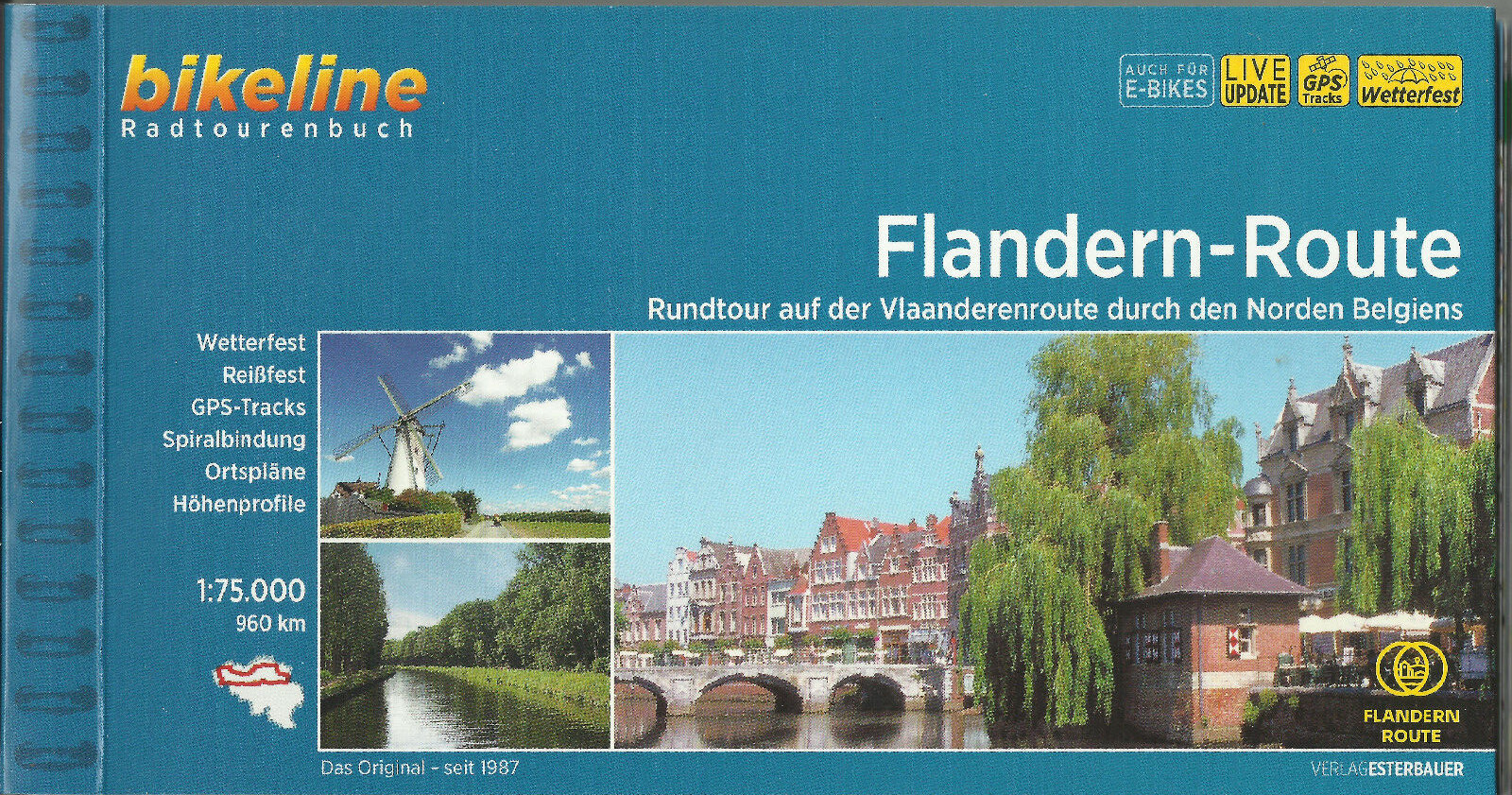 Thumbnail - Radführer Flandern-route Vlaanderenroute D D. Norden Belgiens 2022 Neu