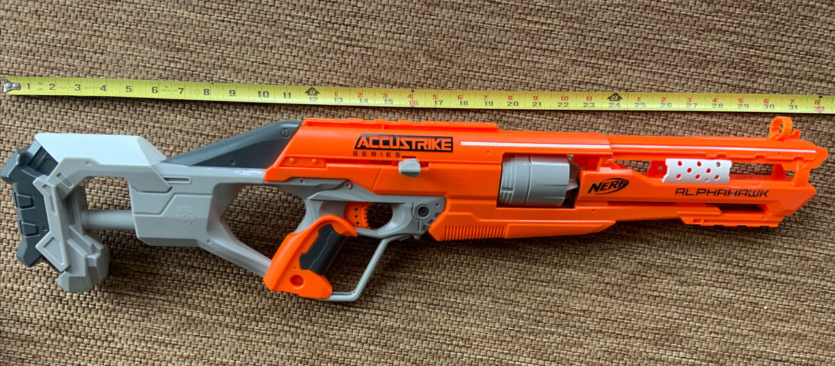 Nerf Elite AccuStrike Series AlphaHawk Sniper Rifle Blaster. 30 Inches Long!