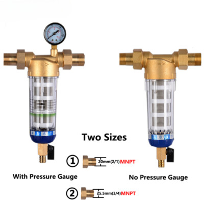 Pre Filter Backwash Stainless Steel Mesh Purifier Central Prefilter Water Filter