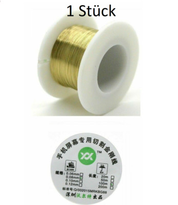 Molybdän Schneidedraht Für Handy-Displays - 3x100m Ultrafein 0,028mm - LCD Trennwerkzeug