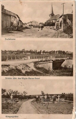 7105- Lagarde 1915 3 Ansichten * 58. Inf. Div. n. Feuerbach