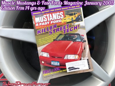 Muscle Mustang Fast Ford Jan 2005 Magazine 830hp Twin Turbo