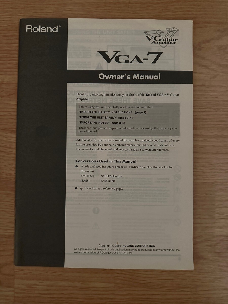 Roland VGA3 V-Guitar Amplifier with 13-Pin GK Input (1x12 in