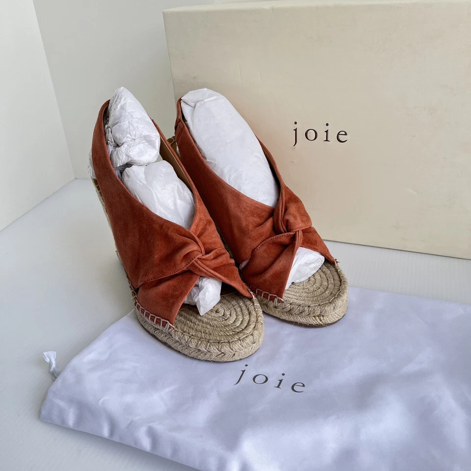 Alpargatas JOIE para mujer Kaili Desert rojas talla 39 - 8,5 BOLSA ANTIPOLVO EE. UU. Ret $298 Foto 2 de 4