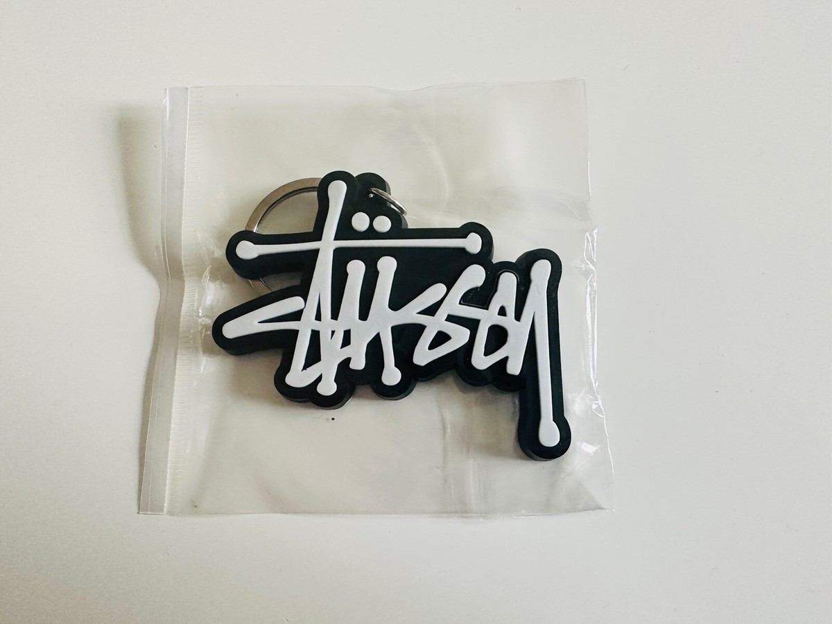 Stussy Black Logo Rings Key Chains Keychains | eBay
