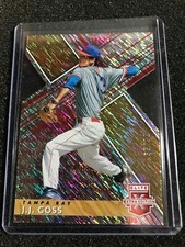 2019 Elite Extra Edition Baseball Status Die Cut Red #36 J.J. Goss /99 Tampa Bay