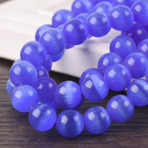 Rund Katzenauge 4mm 6mm 8mm 10mm 12mm 14mm 16mm Kristall Glas Lose Perlen - Bild 21 von 42