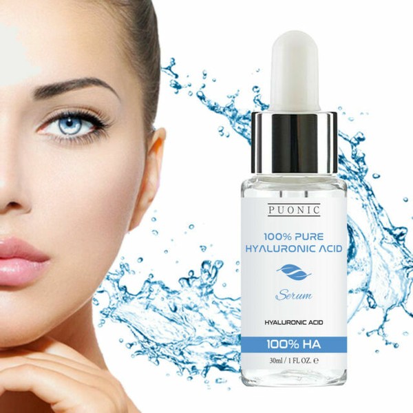 100 Pure Hyaluronic Acid Face Serum HA Anti Aging Wrinkles Collagen