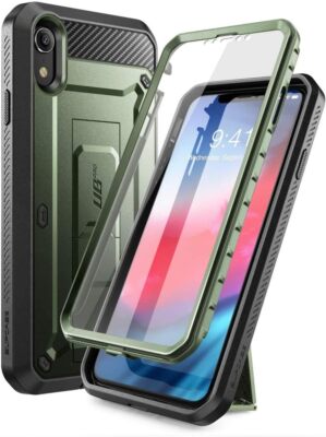 SUPCASE Full-Body Rugged Cover Case for iPhone XR Unicorn Beetle Pro with Screen
