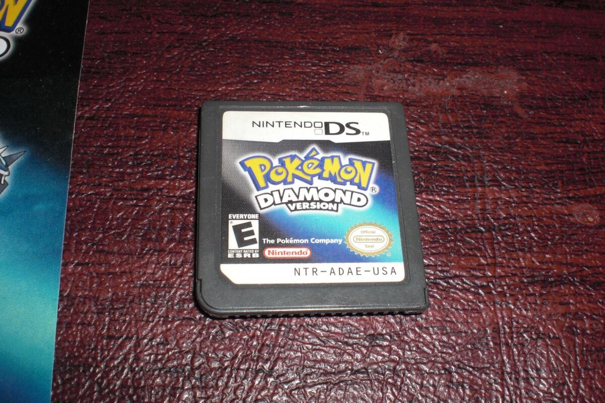 AUTHENTIC Pokemon Diamond Version Game 4 Nintendo DS 3DS XL AUTHENTIC Pokemon Diamond Version Game 4 Nintendo DS 3DS XL