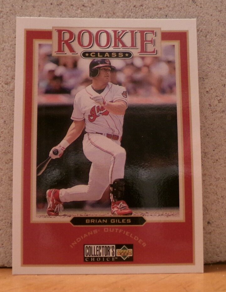 UPPER DECK 1997 BASEBALL CARD ROOKIE CLASS CLEVELAND INDIANS BRIAN ...