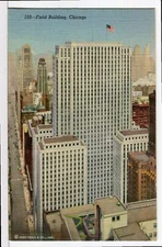 The Field Building, LaSalle St. east to Clark, Chicago, IL 1930 - 1945 Postcard