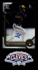 BOWMAN CHROME AUTO 2022 LARRY ERNESTO Milwaukee Brewers
