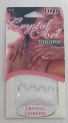 Fing'rs Nail Tattoos Crystal Stones Art Vintage  - Picture 1 of 5