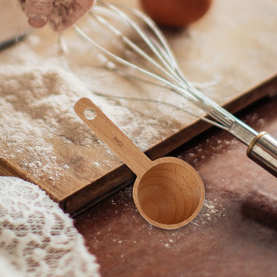 3 PCS Teaspoon Scoop Measuring Baking Table Spoons Ground Beans Coffee