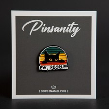 Ew People Cat Pin - Fast Shipping from USA - Brooch