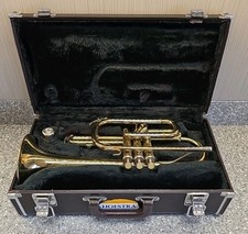 Yamaha YCR 2310 Cornet Brass 17.25" Mouthpiece & Hard Case Missing 1 Valve Cap