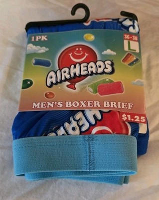 Airheads Candy Mens Boxer Briefs Size L 36-38 Closed Fly NWT