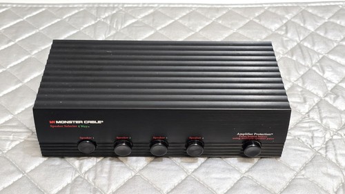 Monster Cable 4-Way Speaker Selector Switch with Amplifier Protection Model MSS4