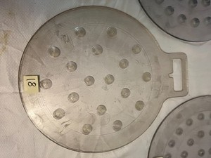 Dutchess 18 part divider - rounder clear plastic molding disc plate